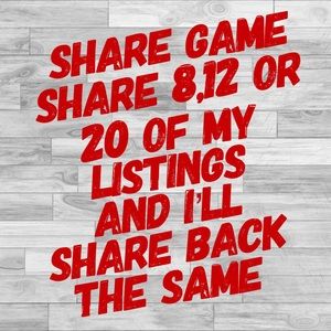 COMMENT WHEN DONE WITH # OF SHARES❤️